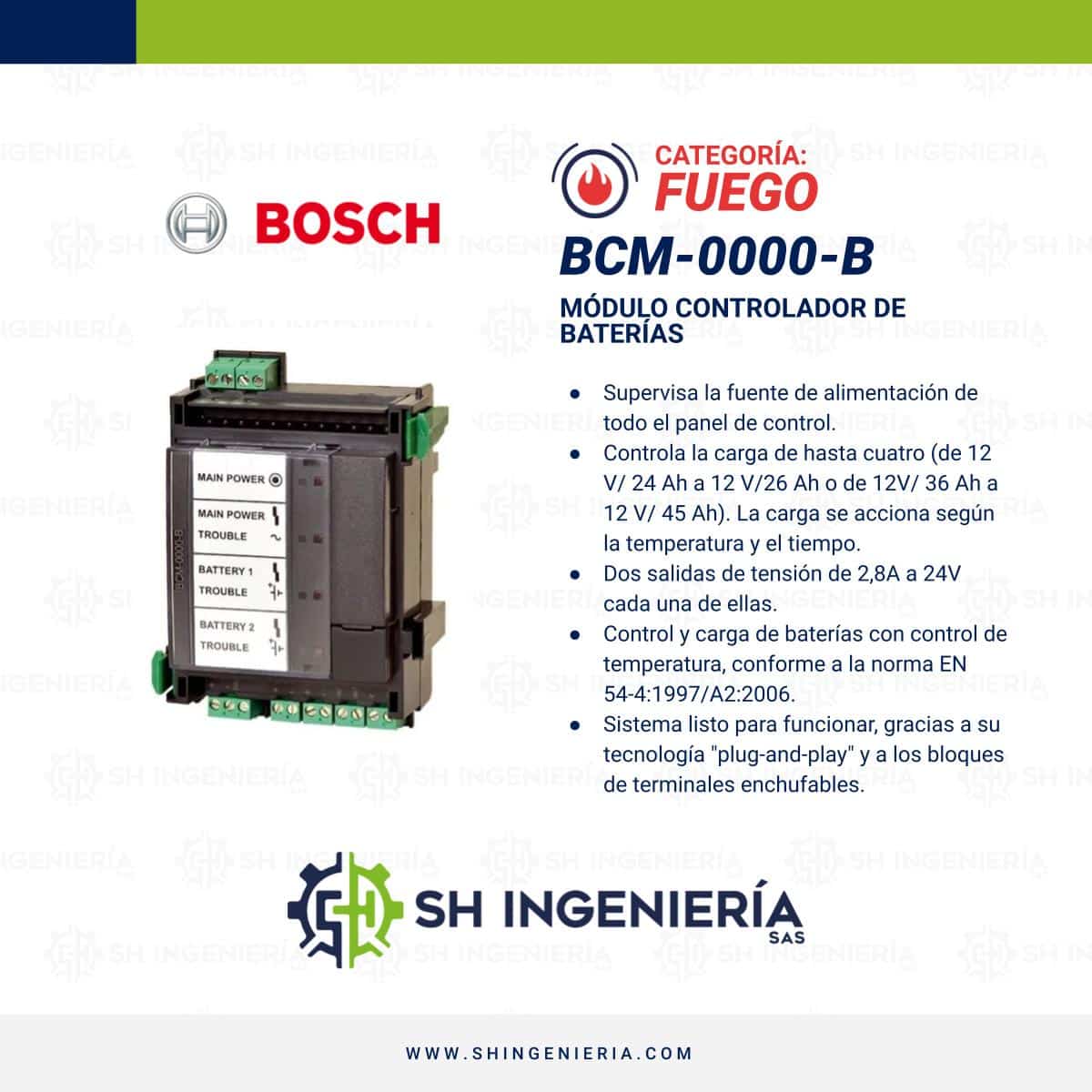 BCM 0000 B Módulo: Controlador de baterías | Bosch - Imagen 3