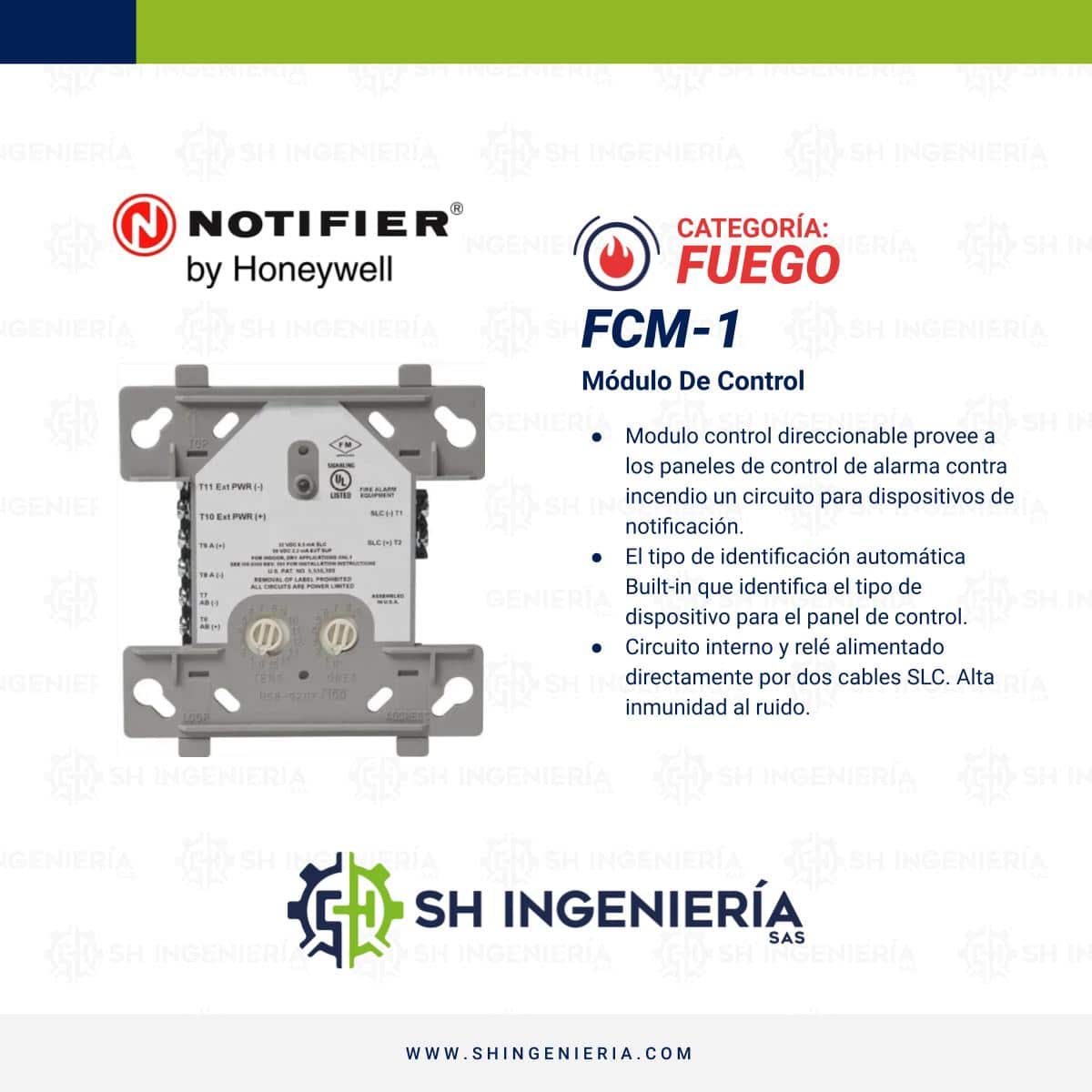FCM-1 Módulo: Control direccionable | Notifier - Imagen 3