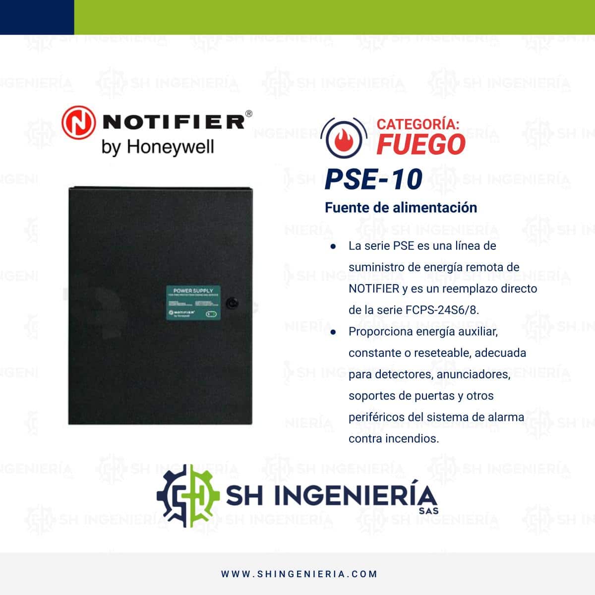 PSE-10 Fuente de alimentación | Notifier - Imagen 2