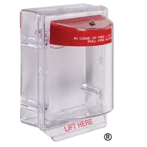 STI-1130 Stopper: Protector transparente con Sirena y Espaciador | STI