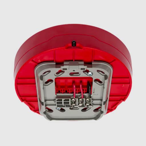 WAV-CRL Base inalámbrica Direccionable: Montaje en Techo - Color Rojo | Fire-Lite - Imagen 2