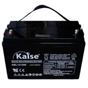 KBL121000 batería kaise tipo AGM: 12V 100Ah